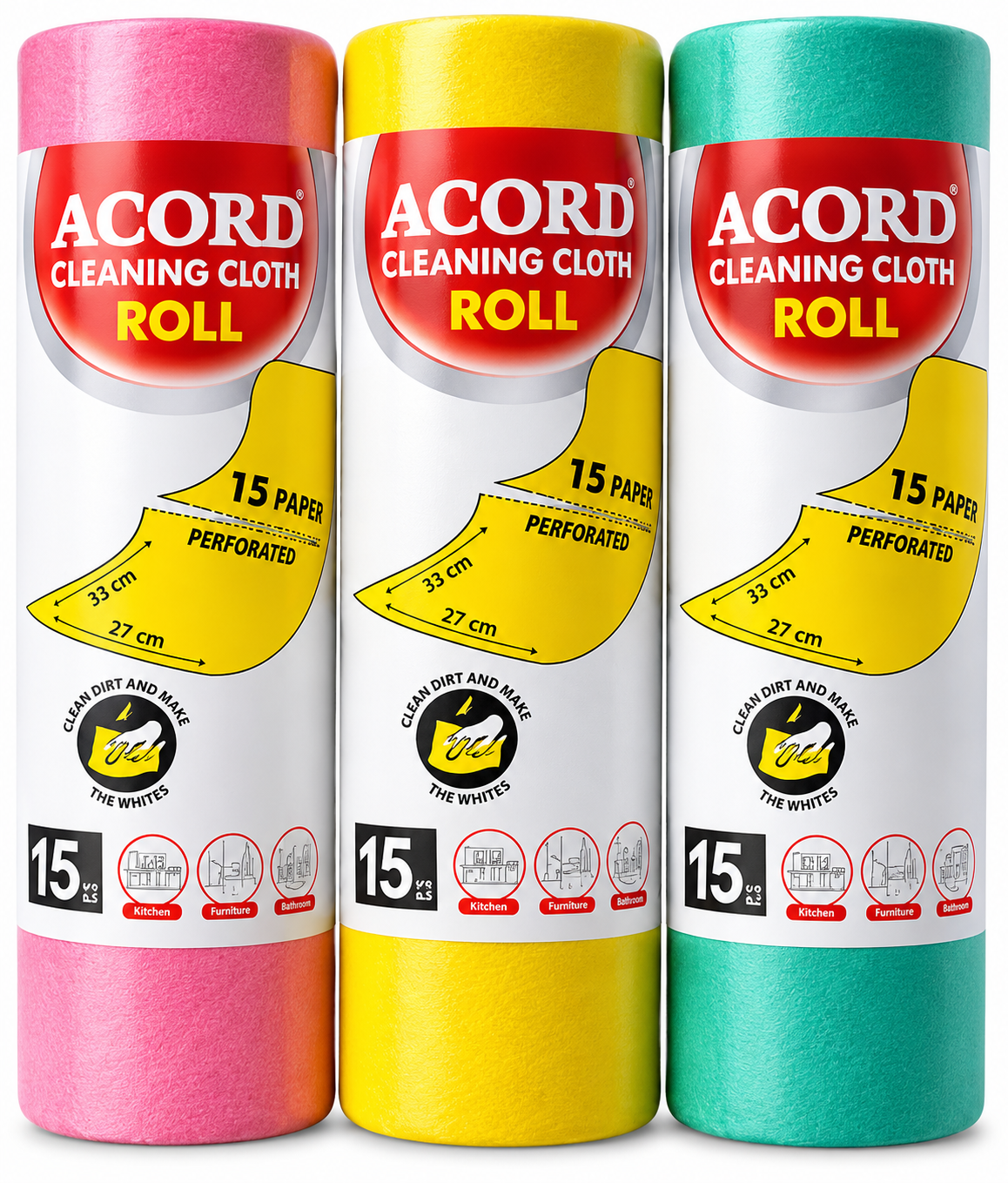 Acord 15 Li Perfore Temizlik Bezi