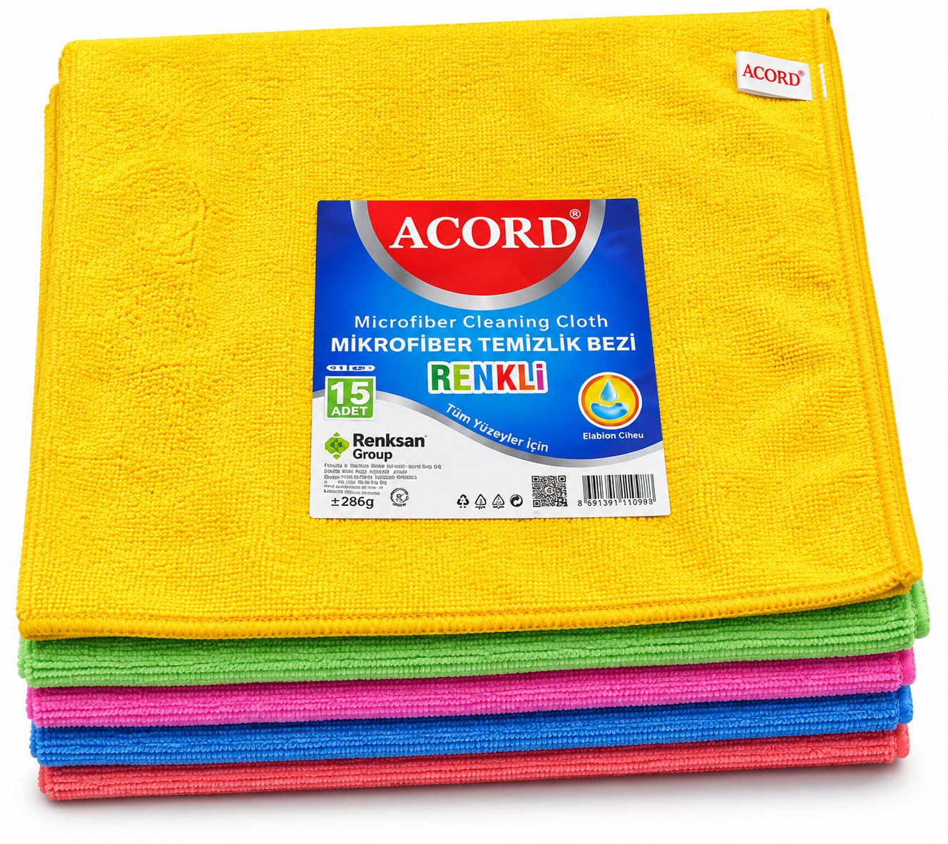Acord 5'Li Mikrofiber Bez 30X40