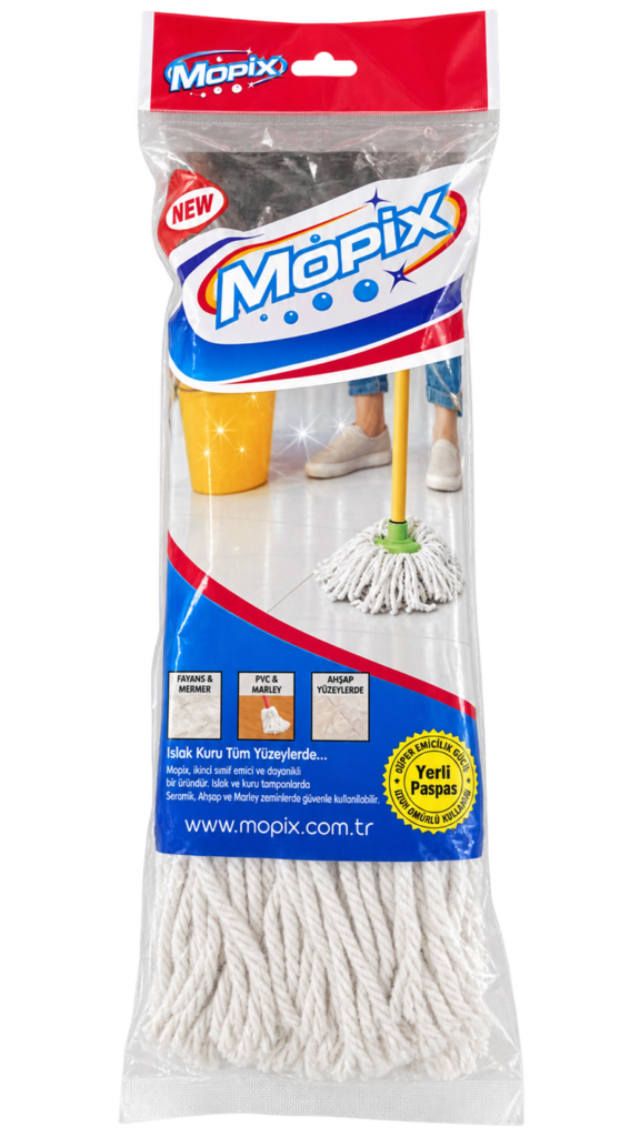 Mopix-Püskül Mop (P.03, Pamuk, 220 Gr)