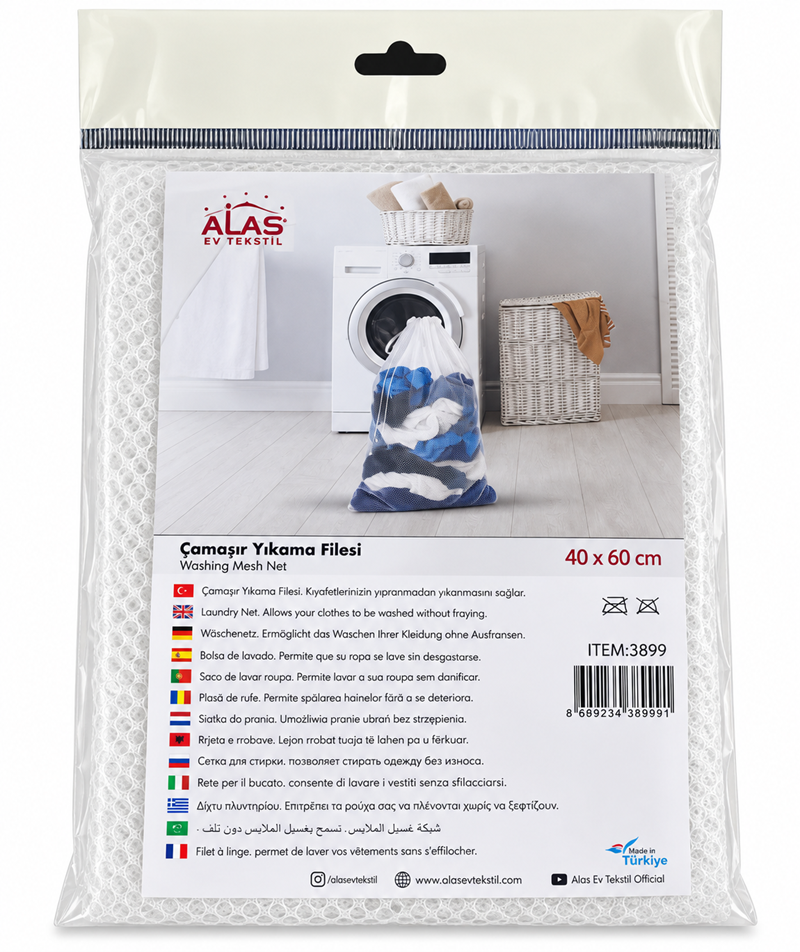 Alas Home Çamaşır Yıkama Filesi 40*60