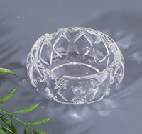 Dubai Yuvarlak Kristal 9 Cm Cam Küllük