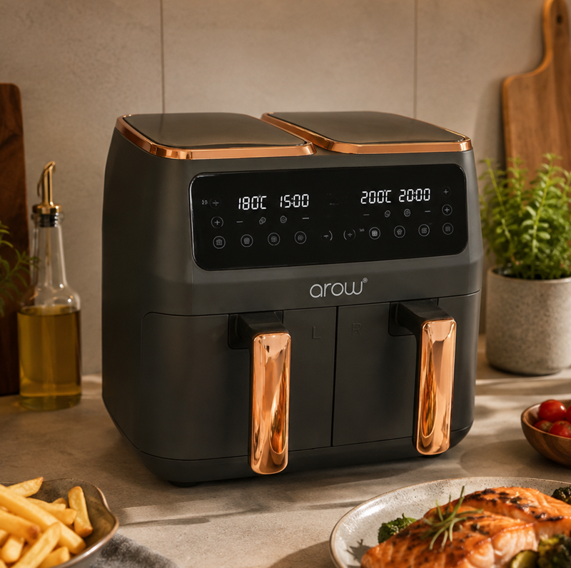 Arow Yalerie Çift Bölmeli Airfryer