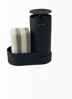 Arow Pull Siyah Sıvı Sabunluk Seti