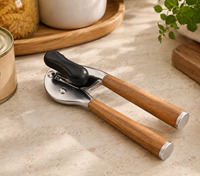 Arow Ahşap Saplı Metal Konserve Açacağı